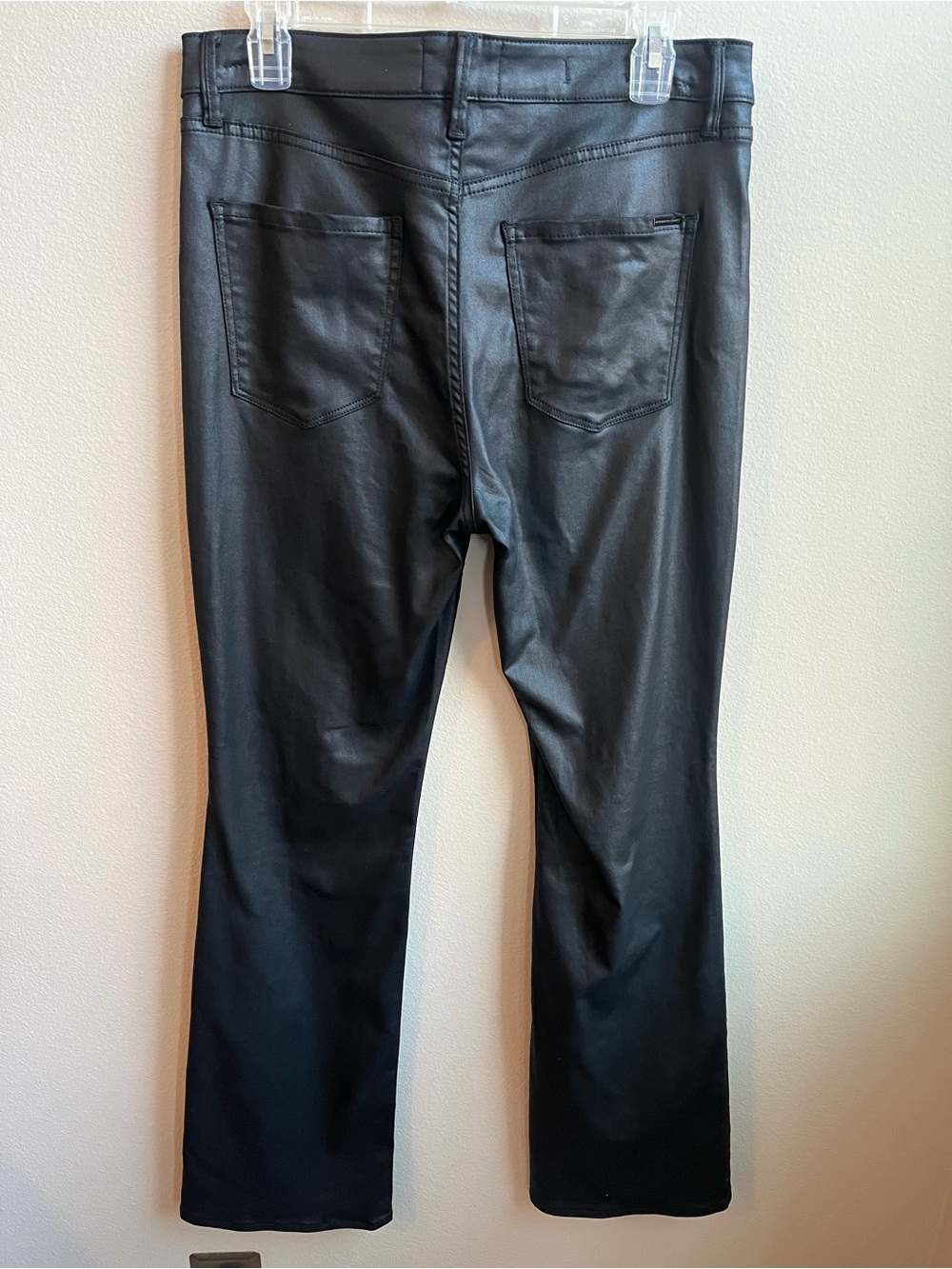 White House Black Market Black Coated High-Rise Slim Boot Jeans - Picture 3 of 6